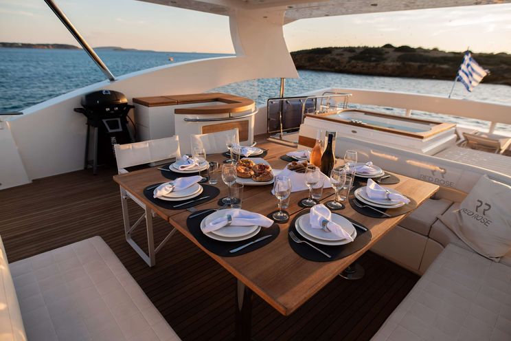 Charter Yacht RED ROSE - Aicon 85 Fly - 4 Cabins - Athens - Mykonos - Paros - Cyclades - Greece