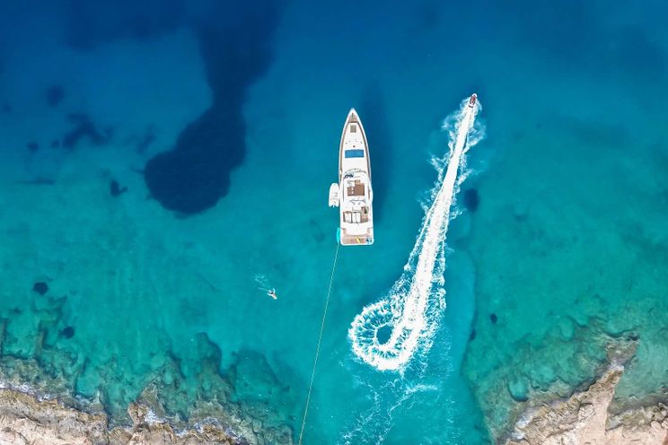 Charter Yacht RED ROSE - Aicon 85 Fly - 4 Cabins - Athens - Mykonos - Paros - Cyclades - Greece