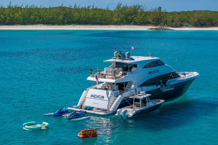 Charter Yacht INDIGO - Viking 93MY - 4 Cabins - Nassau - Exumas - Bahamas