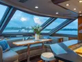 INDIGO Viking 93MY - galley country dining lounge INDIGO Viking 93MY - galley country dining lounge