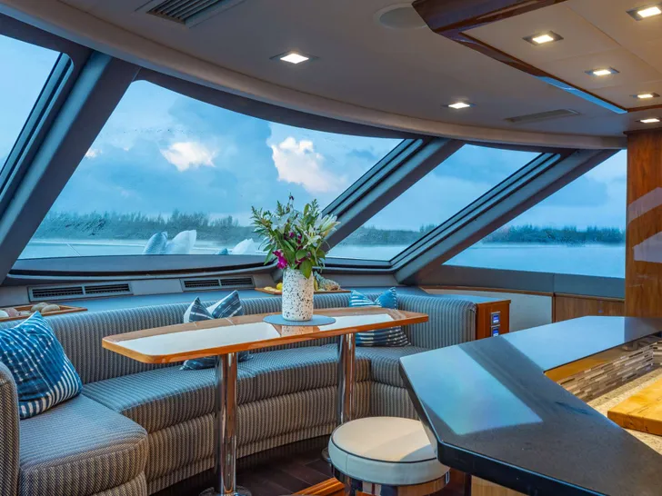 INDIGO Viking 93MY - galley country dining lounge INDIGO Viking 93MY - galley country dining lounge