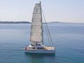 COOL BREEZE Lagoon 560 - sailing aerial shot COOL BREEZE Lagoon 560 - sailing aerial shot