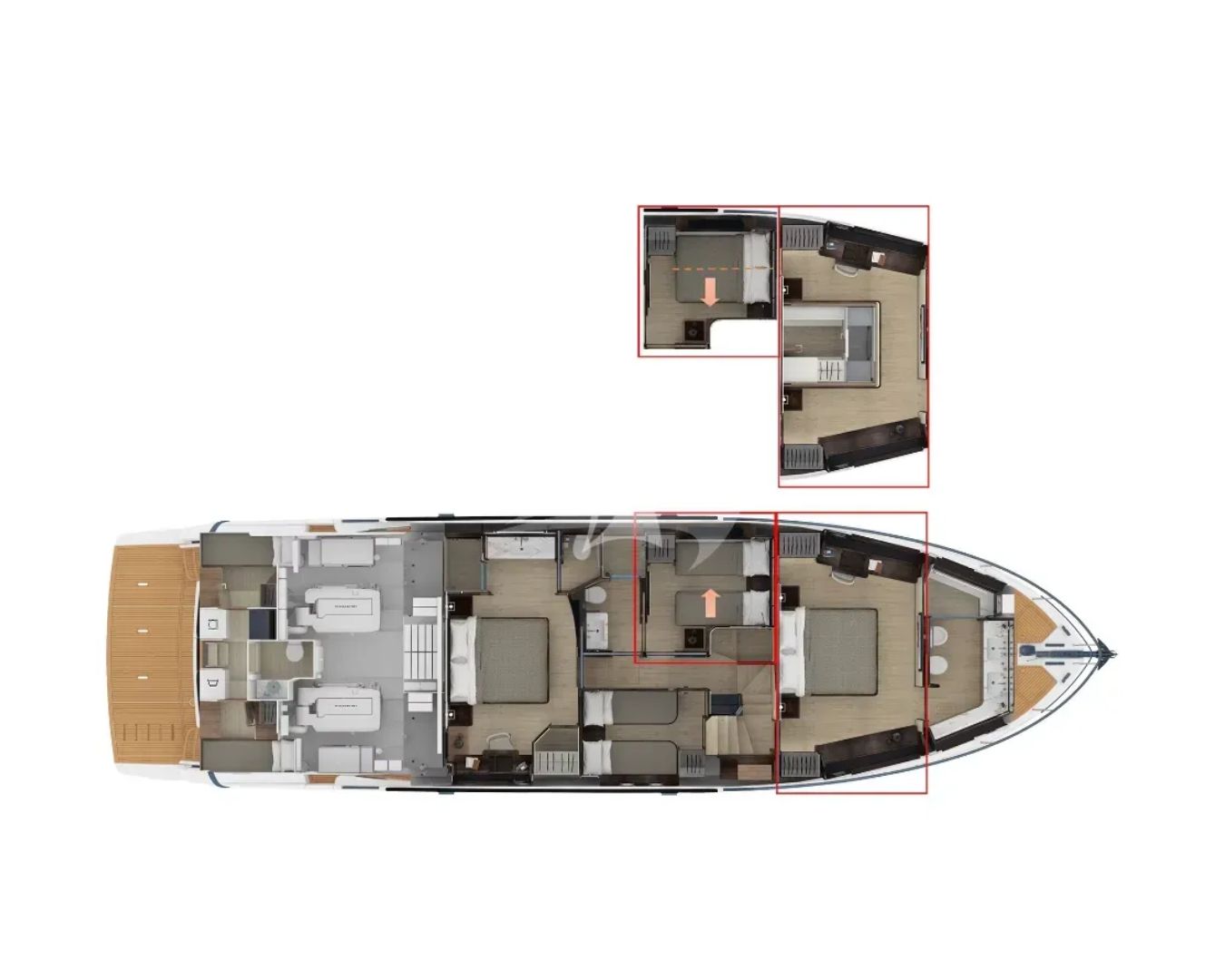 Layout for A4A Absolute Navetta 68 - layout