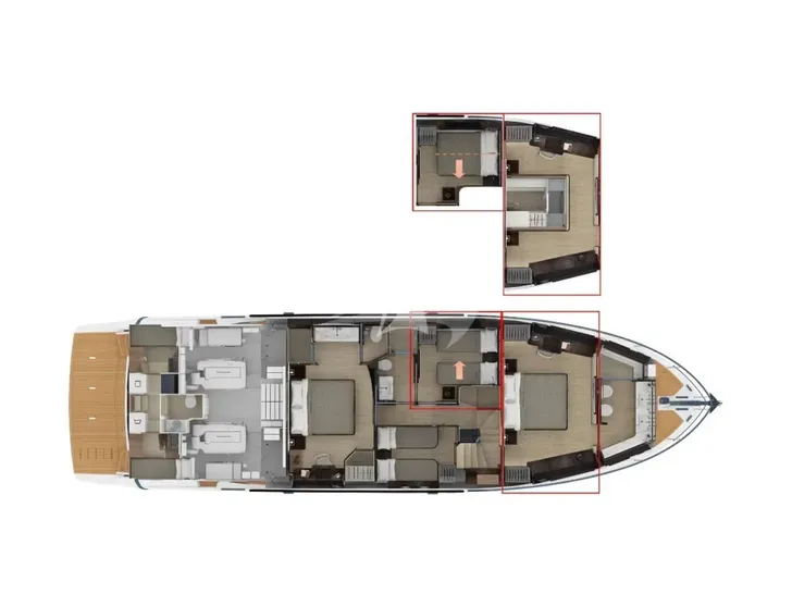 A4A Absolute Navetta 68 - layout A4A Absolute Navetta 68 - layout