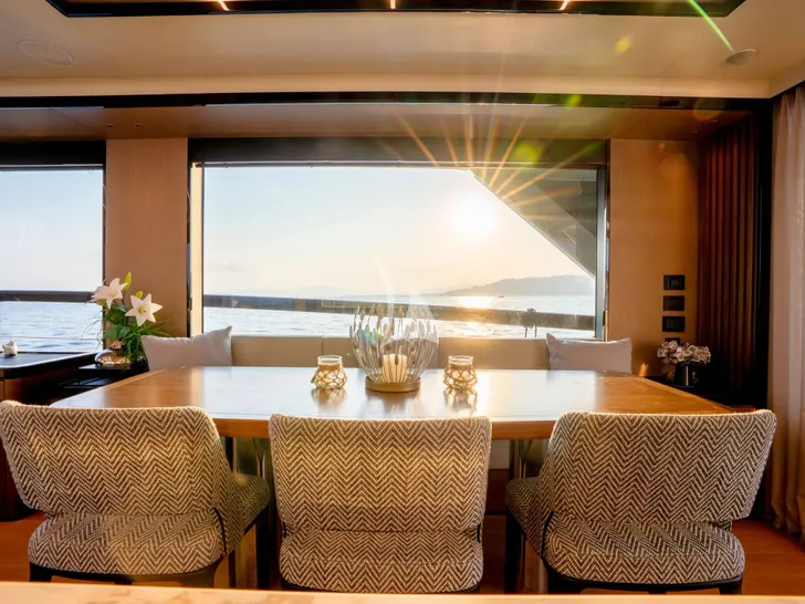 A4A Absolute Navetta 68 - main dining area A4A Absolute Navetta 68 - main dining area