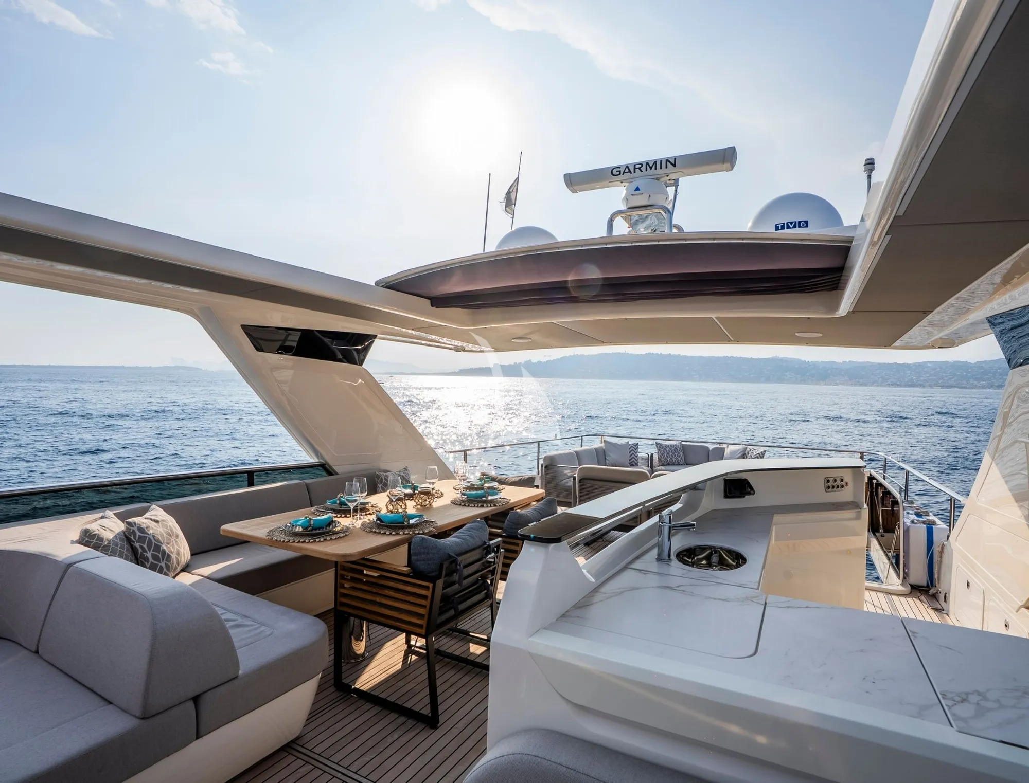 Charter Yacht A4A - Absolute Navetta 68 - 4 Cabins - Antibes - Cannes - St. Tropez - The French Riviera Day Charter Yacht