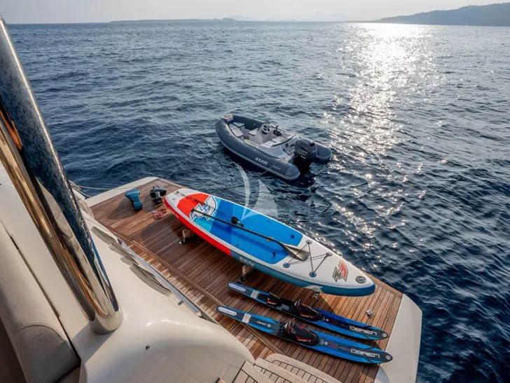 A4A Absolute Navetta 68 - swim platform with the water toys A4A Absolute Navetta 68 - swim platform with the water toys