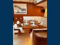 ABEON Royal Huisman Custom Sailing Yacht 28m dining set up