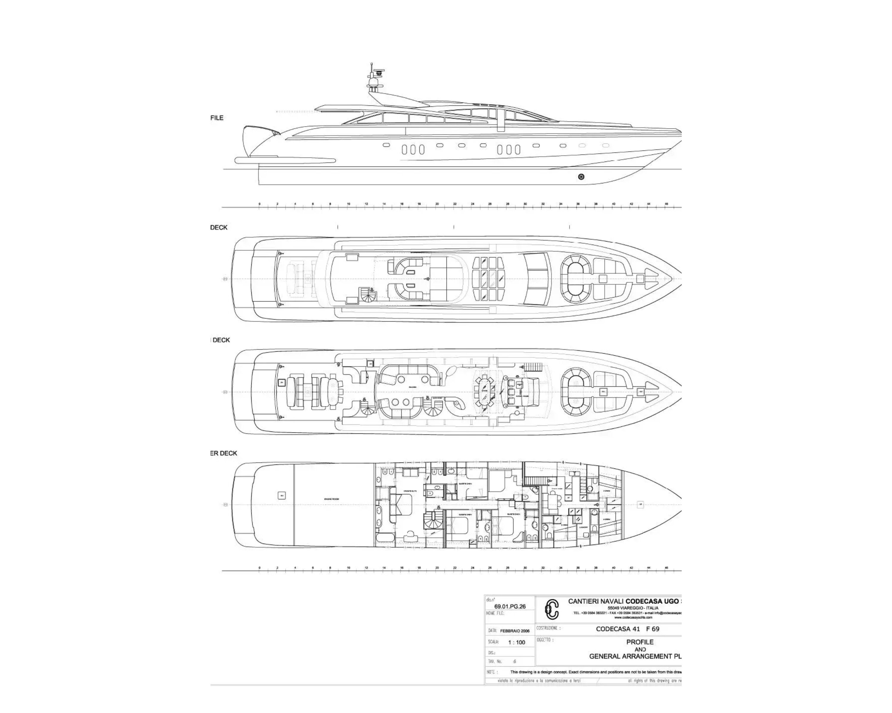 Layout for ABILITY Codecasa 41S - layout