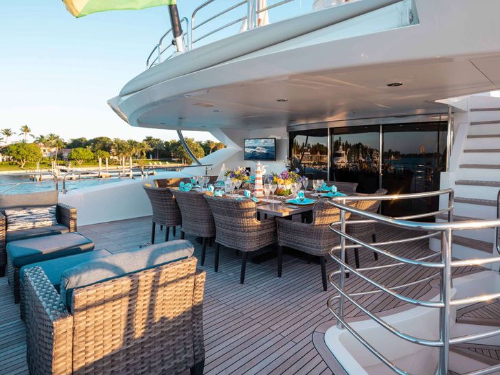 ABOUT TIME Sunseeker Bridge Deck ABOUT TIME Sunseeker Bridge Deck