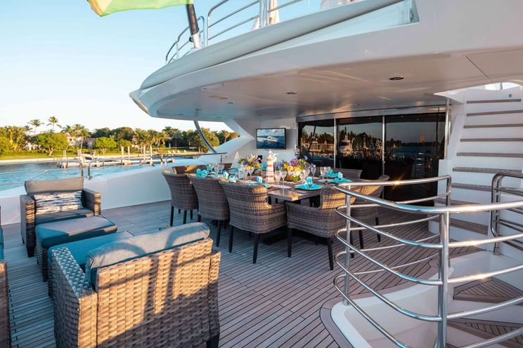 Charter Yacht ABOUT TIME - Sunseeker 131 - 6 Cabins - Nassau - Exumas - Bahamas