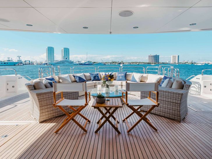 ABOUT TIME Sunseeker Main Deck ABOUT TIME Sunseeker Main Deck