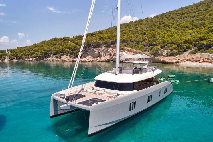 Charter Yacht ABOVE&BEYOND - Sunreef 80 - 4 Cabins - Athens - Mykonos - Paros - Cyclades - Greece