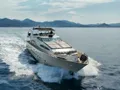 ACCAMA DELTA Azimut 100 Jumbo - cruising bow view ACCAMA DELTA Azimut 100 Jumbo - cruising bow view