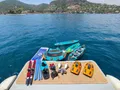 ACCAMA DELTA Azimut 100 Jumbo - water toys on the swim platform ACCAMA DELTA Azimut 100 Jumbo - water toys on the swim platform
