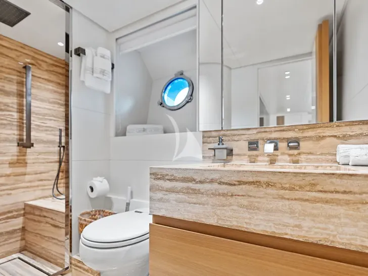 ACE Sanlorenzo SD96 - VIP cabin bathroom ACE Sanlorenzo SD96 - VIP cabin bathroom