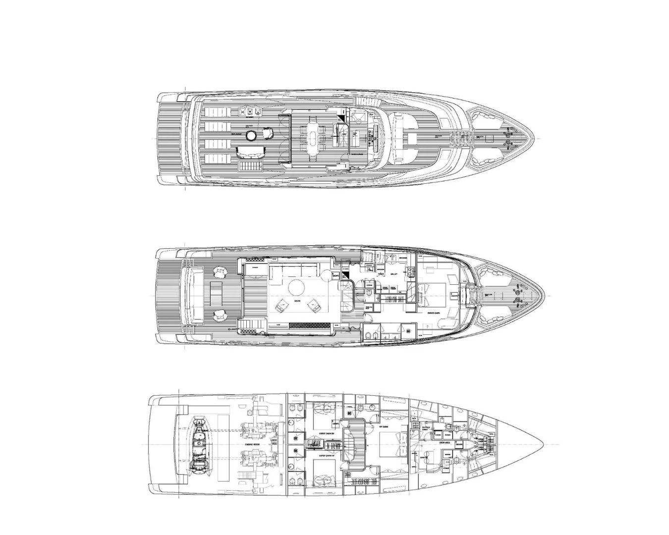 ACE Sanlorenzo SD96 - layout