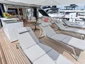 ACE Sanlorenzo SD96 - main aft deck lounge and sunbathing area ACE Sanlorenzo SD96 - main aft deck lounge and sunbathing area