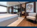 ACQUA - Ferretti Custom Line Navetta 33,master cabin king bed