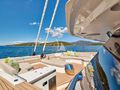 AD ASTRA Fountaine Pajot 80 - foredeck lounging area AD ASTRA Fountaine Pajot 80 - foredeck lounging area