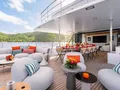 AD ASTRA Moonen 122 Martinique - sky deck aft lounge and alfresco dining area AD ASTRA Moonen 122 Martinique - sky deck aft lounge and alfresco dining area