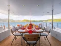 AD ASTRA Moonen 122 Martinique - sky deck alfresco dining set up AD ASTRA Moonen 122 Martinique - sky deck alfresco dining set up
