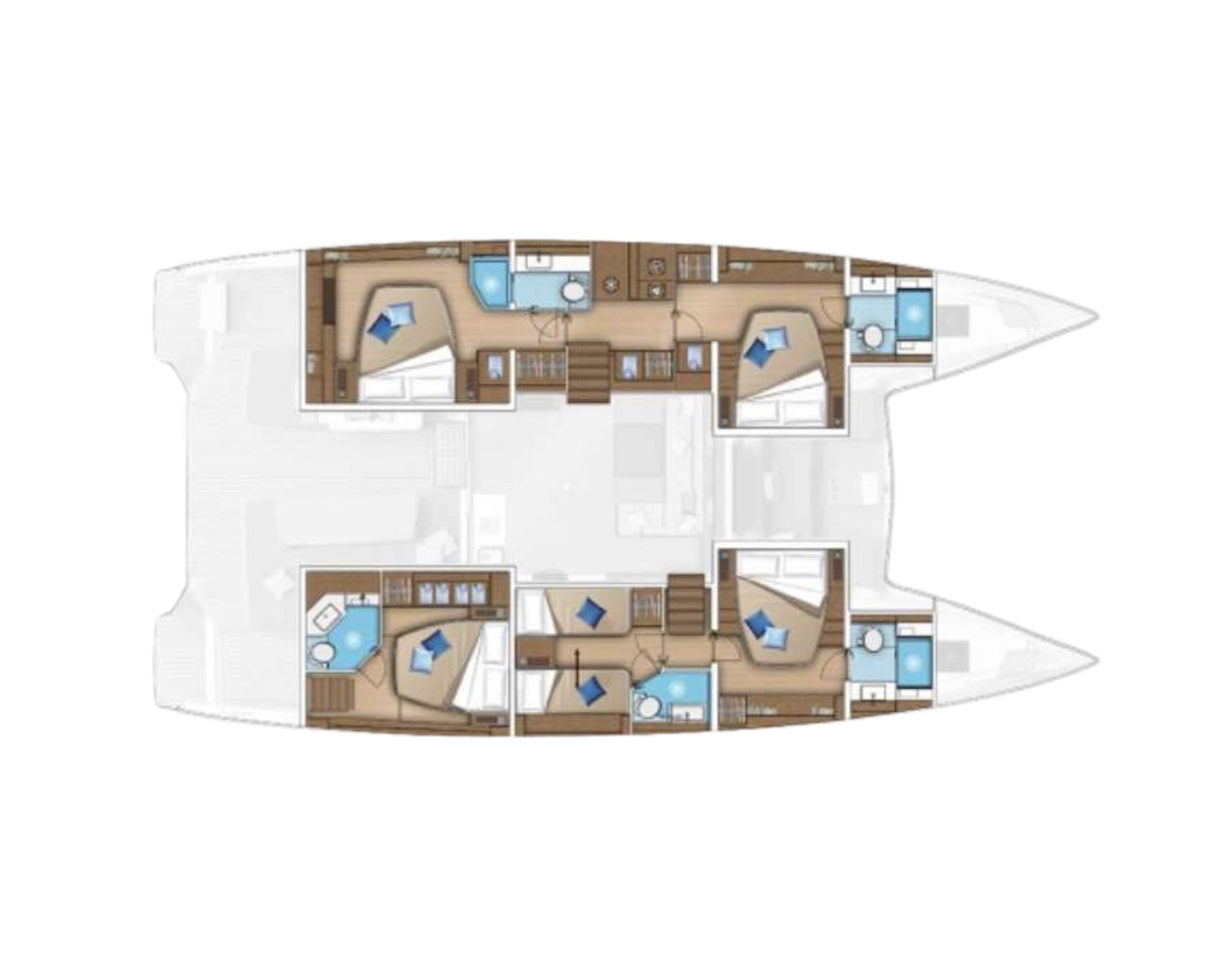 ADEL Lagoon 55 - layout