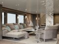 ADELA Sanlorenzo SD96 - master cabin lounge ADELA Sanlorenzo SD96 - master cabin lounge