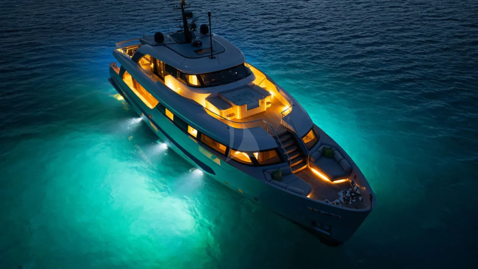 ADIOS Sanlorenzo SD96 - at night