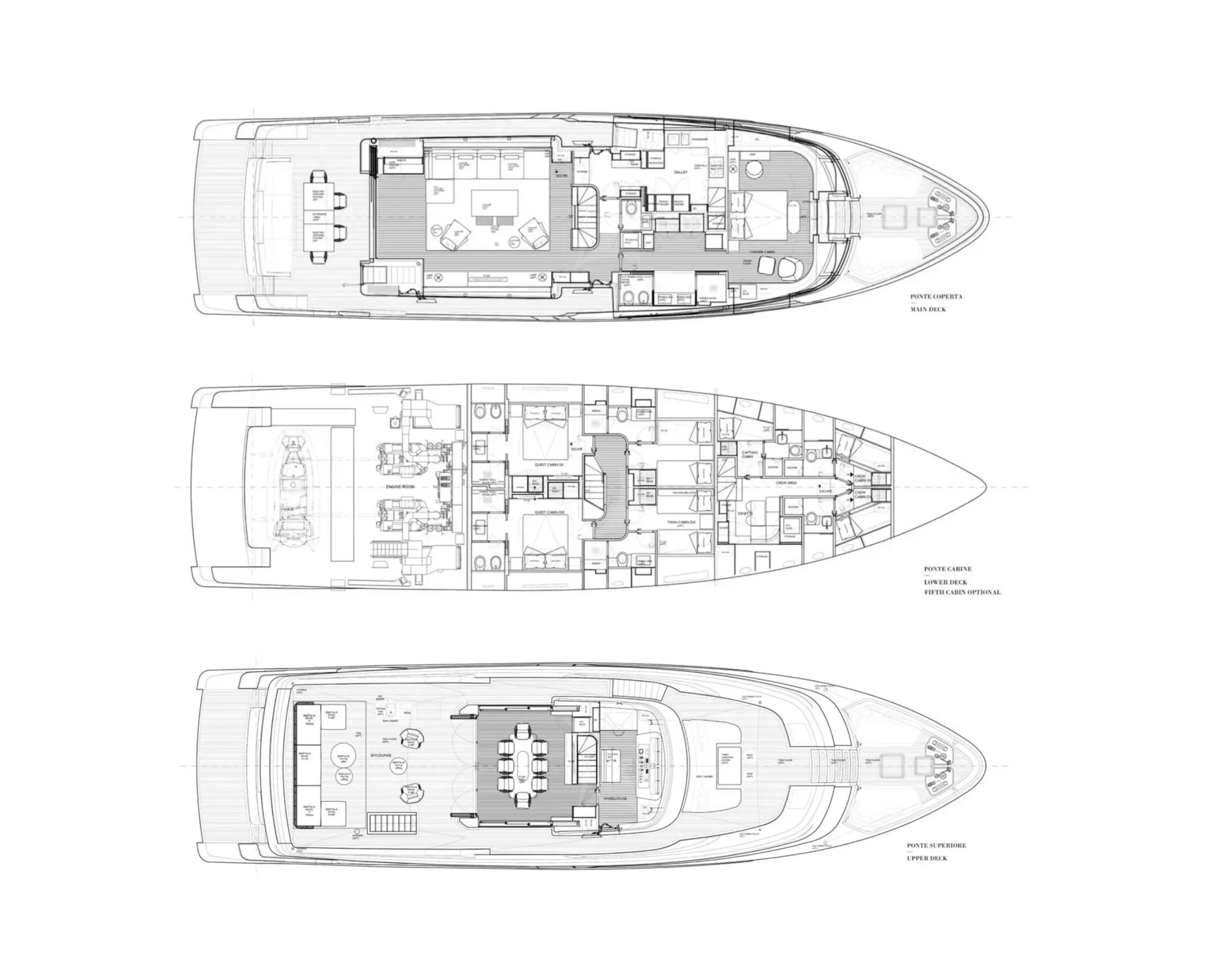 ADIOS Sanlorenzo SD96 - layout