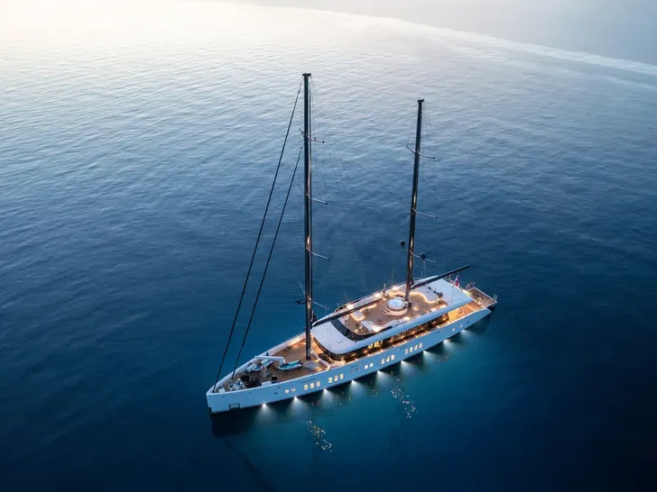 ADRI Radez 45m - aerial shot anchored ADRI Radez 45m - aerial shot anchored