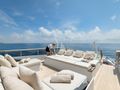 ADVA Benetti Mediterraneo 116 - bow seating and lounging ADVA Benetti Mediterraneo 116 - bow seating and lounging