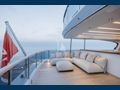 ADVA Benetti Mediterraneo 116 upper deck alfresco lounge