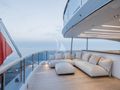 ADVA Benetti Mediterraneo 116 - upper deck alfresco lounge ADVA Benetti Mediterraneo 116 - upper deck alfresco lounge