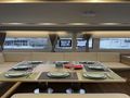 AEGEUS Lagoon 51 dining set up AEGEUS Lagoon 51 dining set up