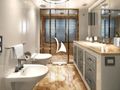 AELIA Benetti 56m - VIP cabin 1 bathroom AELIA Benetti 56m - VIP cabin 1 bathroom