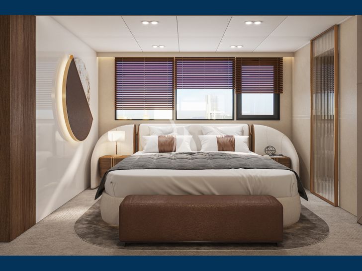 AETERNA Radez Custom Yacht 53m VIP cabin 3 bed