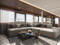 AETERNA Radez Custom Yacht 53m saloon seating