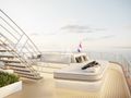 AETERNA Radez Custom Yacht 53m sky deck aft with jacuzzi