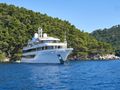 AETERNA Radez Custom Yacht 53m - anchored bow view AETERNA Radez Custom Yacht 53m - anchored bow view
