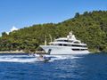 AETERNA Radez Custom Yacht 53m - anchored with the jet skis AETERNA Radez Custom Yacht 53m - anchored with the jet skis