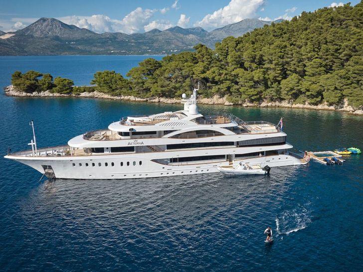 AETERNA Radez Custom Yacht 53m - anchored AETERNA Radez Custom Yacht 53m - anchored