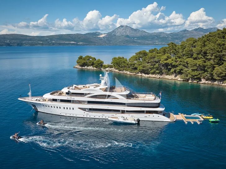 AETERNA Radez Custom Yacht 53m - anchored AETERNA Radez Custom Yacht 53m - anchored