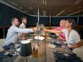 AETERNA Radez Custom Yacht 53m - dinner AETERNA Radez Custom Yacht 53m - dinner