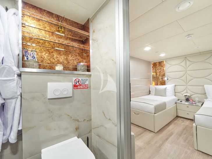 AETERNA Radez Custom Yacht 53m - twin cabin 2 bathroom AETERNA Radez Custom Yacht 53m - twin cabin 2 bathroom