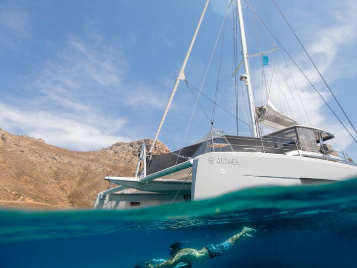 AETHER Fountaine Pajot Alegria 67 - bow AETHER Fountaine Pajot Alegria 67 - bow