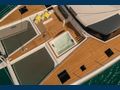 AETHER Fountaine Pajot Alegria 67 - foredeck aerial shot