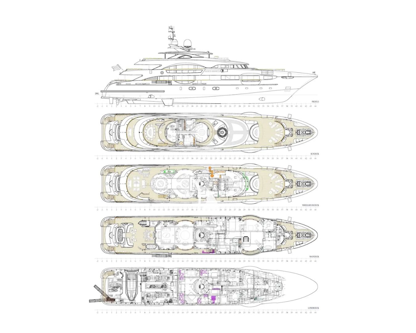 YOU Heesen 55m - layout