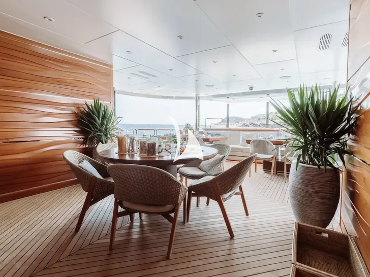 YOU Heesen 55m - main aft deck YOU Heesen 55m - main aft deck