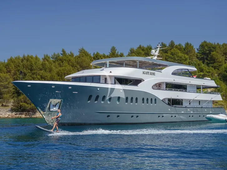 AGAPE ROSE Custom Yacht 48m - anchored AGAPE ROSE Custom Yacht 48m - anchored